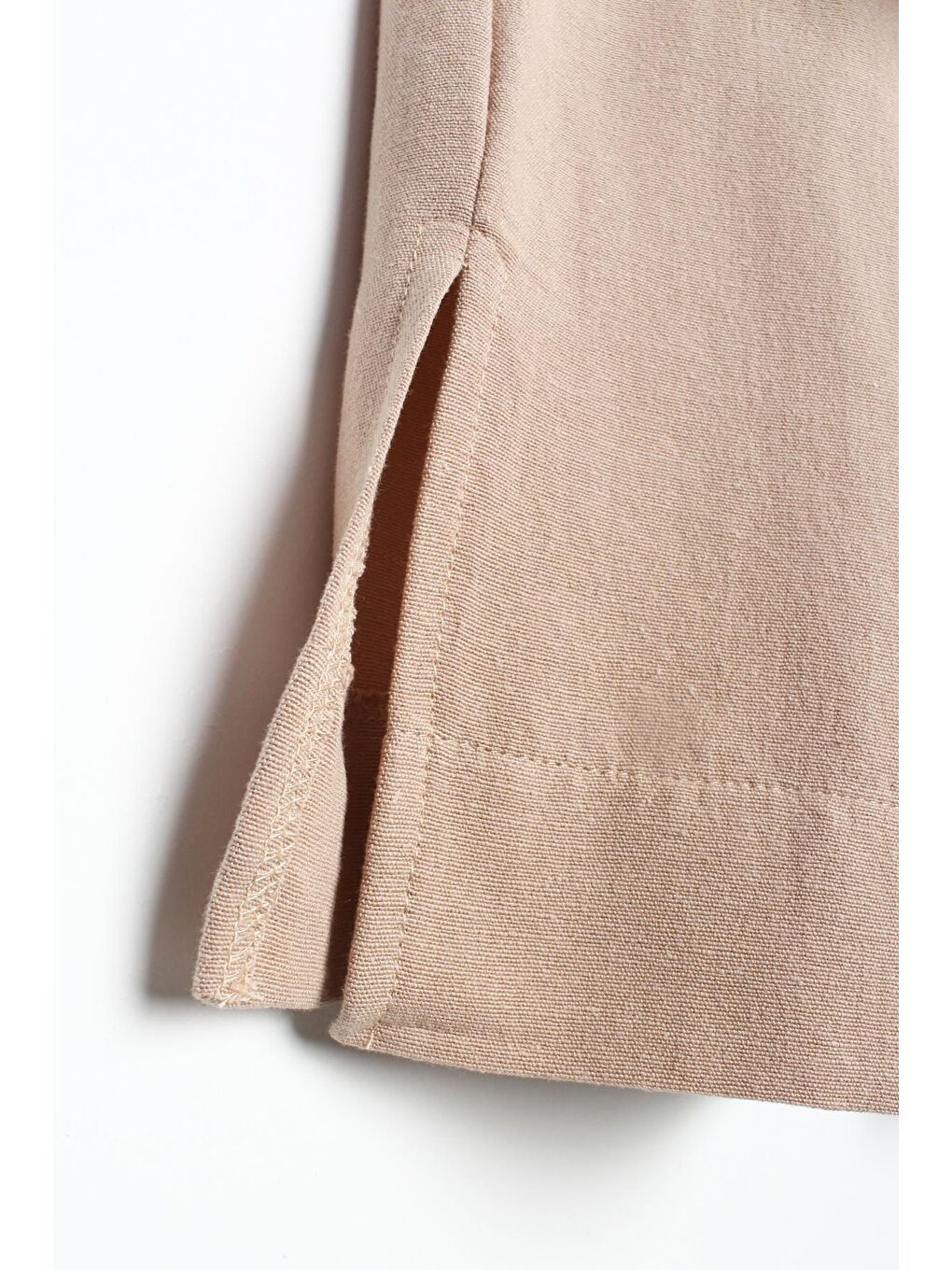 Koyu Bej Keten Gömlek Pantolon Takım-4