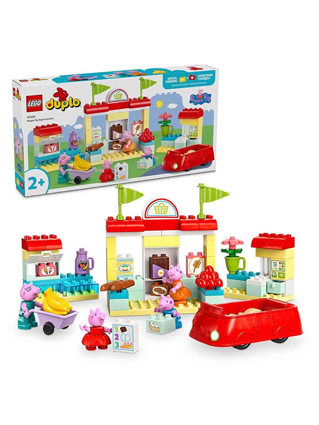 Lego Renksiz DUPLO Peppa Pig Süpermarket Oyuncağı 10434