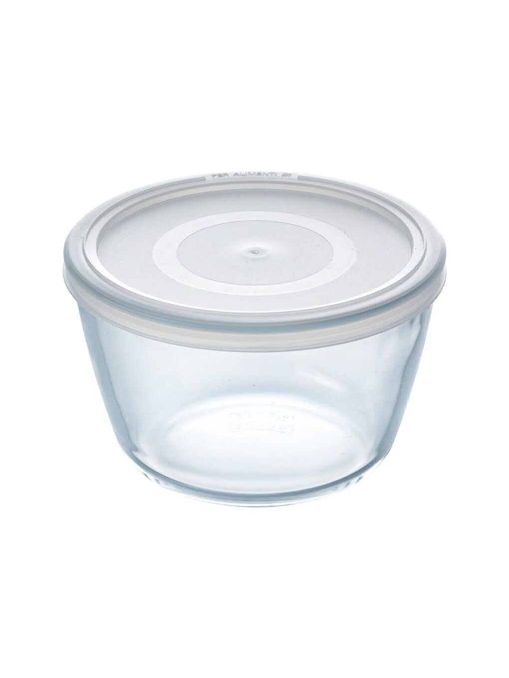 Pyrex Şeffaf Yuvarlak Kapaklı Saklama Kabı 1,1 Lt