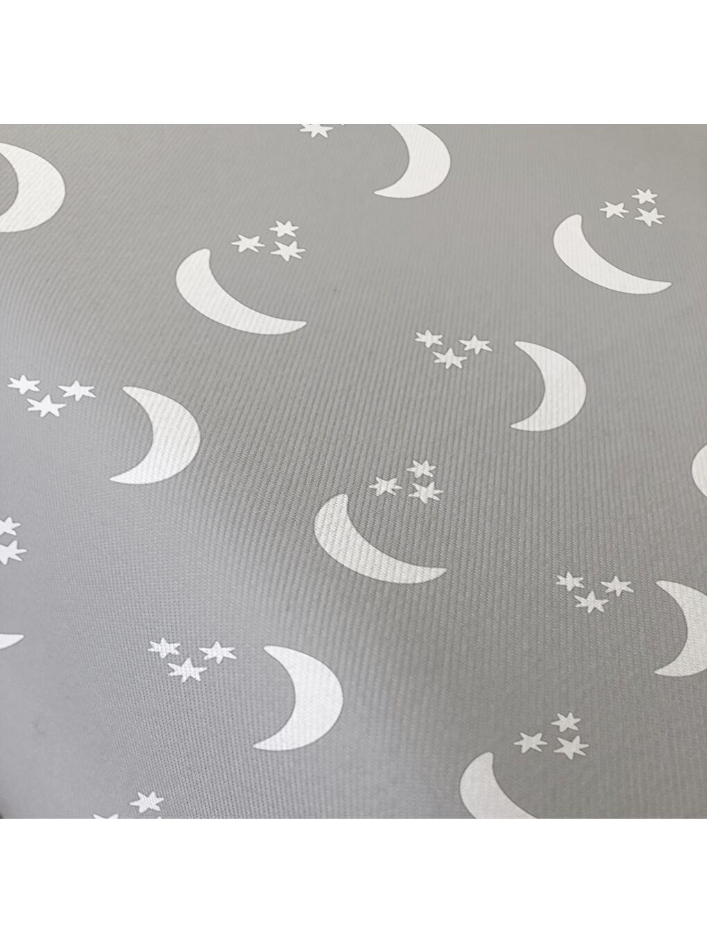 Karışık Ay Desenli Baskılı Tek Kişilik Lastikli Çarşaf Seti-2