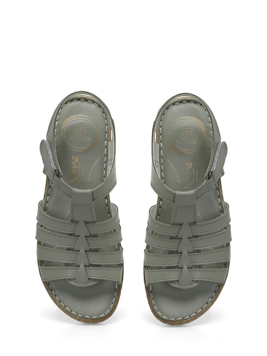 105127.Z4FX Su Yeşili Kadın Comfort Sandalet-3