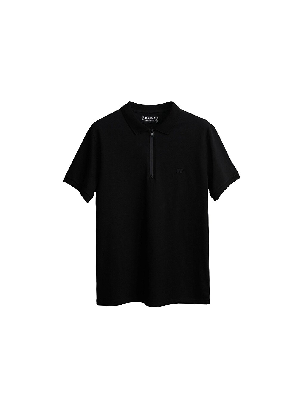 Cord Erkek Siyah Polo Tişört-2