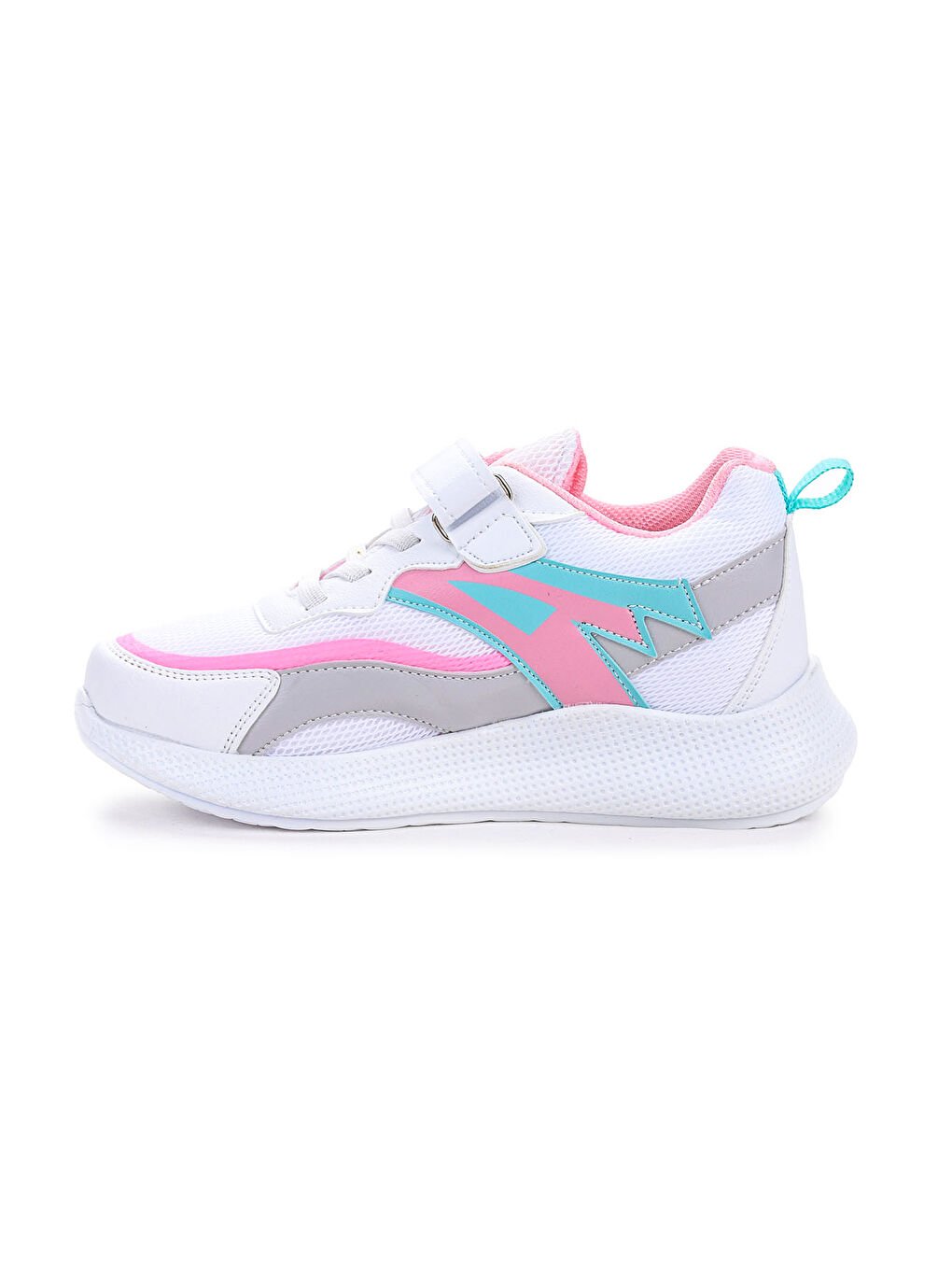 Pembe Cırtlı Fileli Kız Çocuk Spor Ayakkabı 3010-5