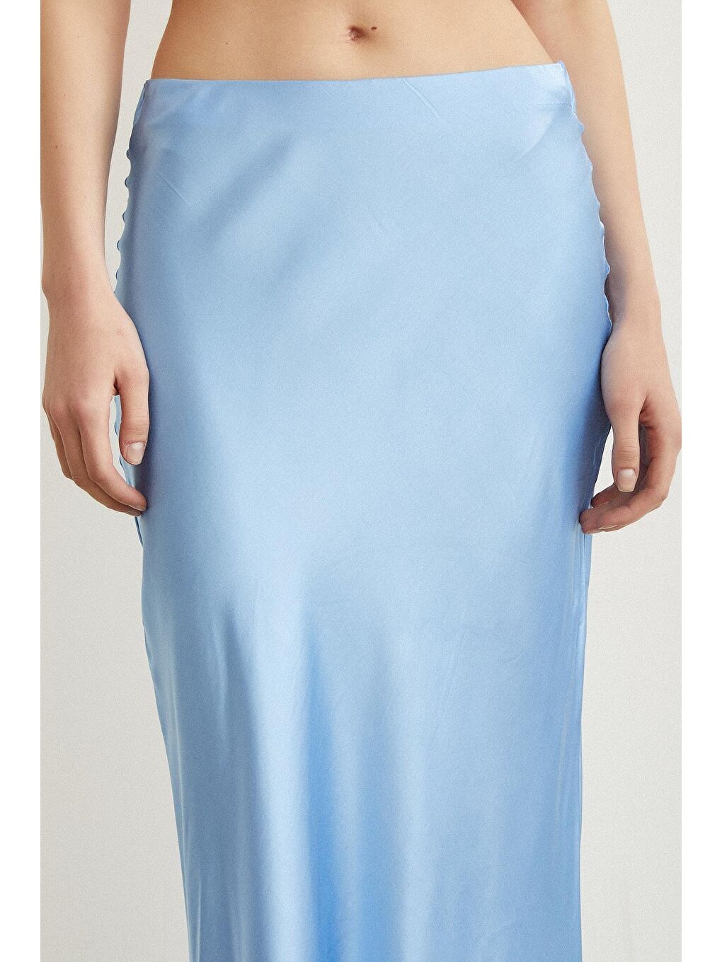 Mavi Verev Saten Etek-4