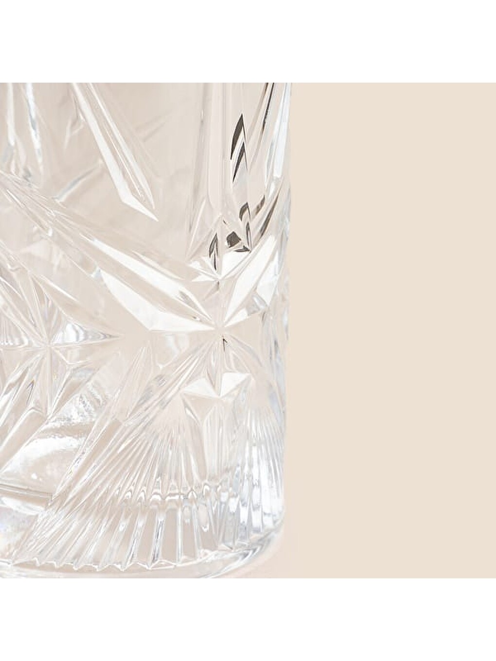 Renksiz Cielo 4'lü Meşrubat ve Su Bardağı - Şeffaf - 350 ml-1