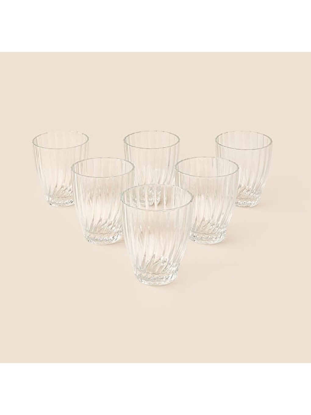 Renksiz Bouquet 6'lı Meşrubat Ve Su Bardağı - Şeffaf - 290 Ml