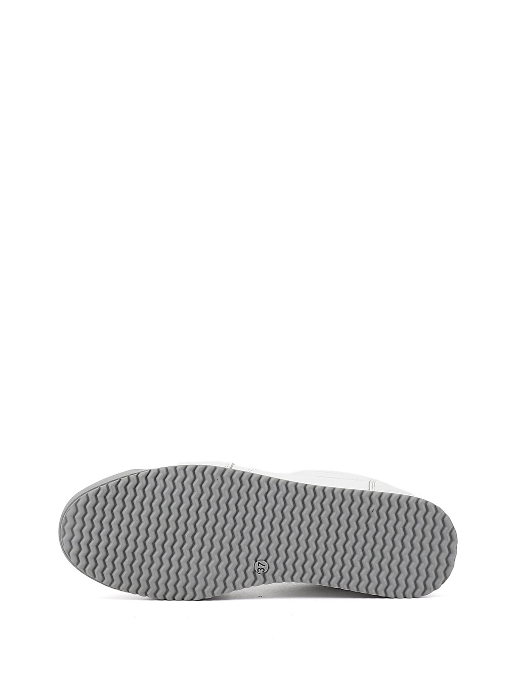 Beyaz Kadın CANLI BEYAZ Lastik Bağcıklı Hakiki Deri Sneaker-4