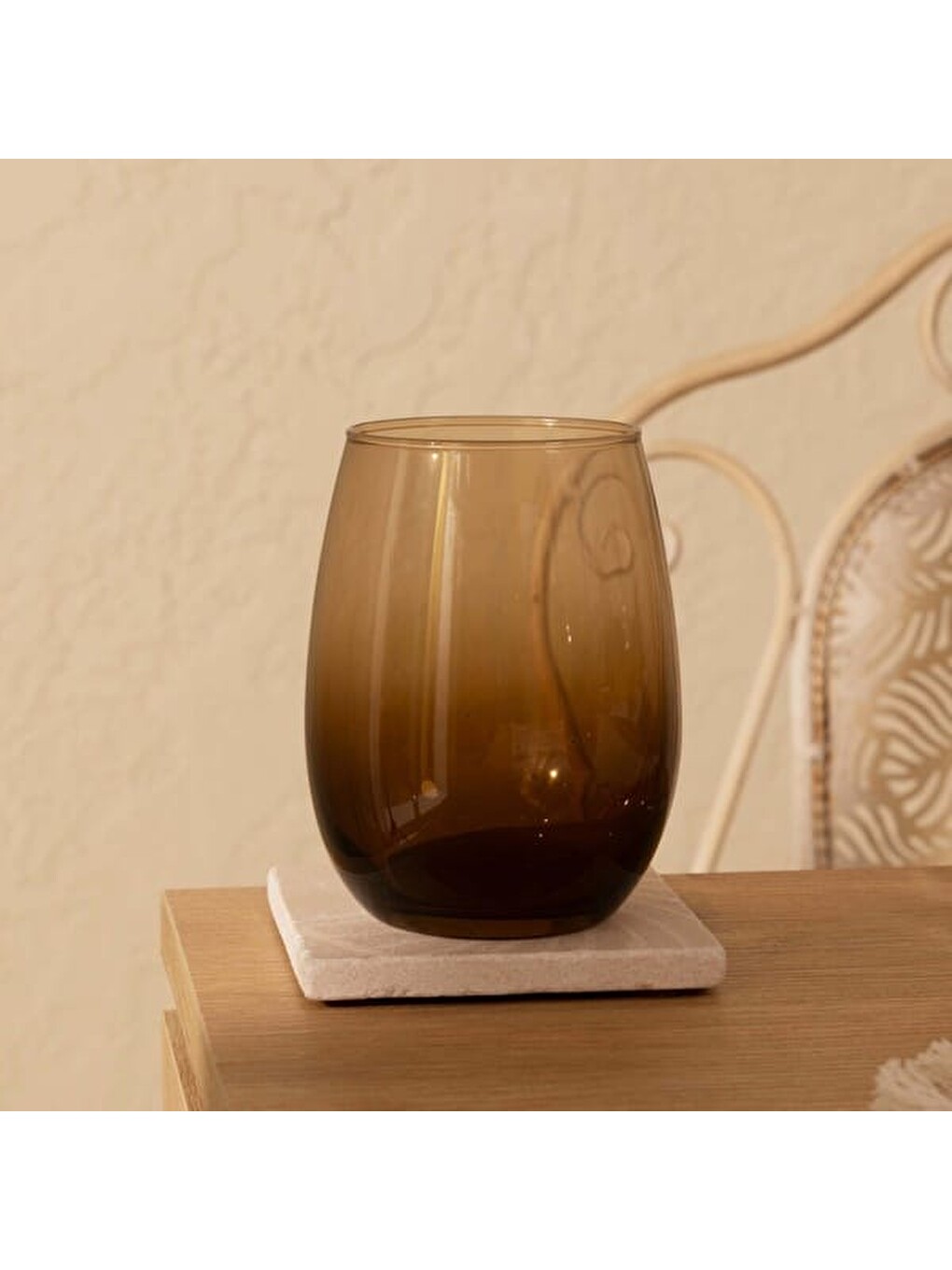 Polo 4'lü Meşrubat Bardak Seti - Kahverengi - 570 Ml-2