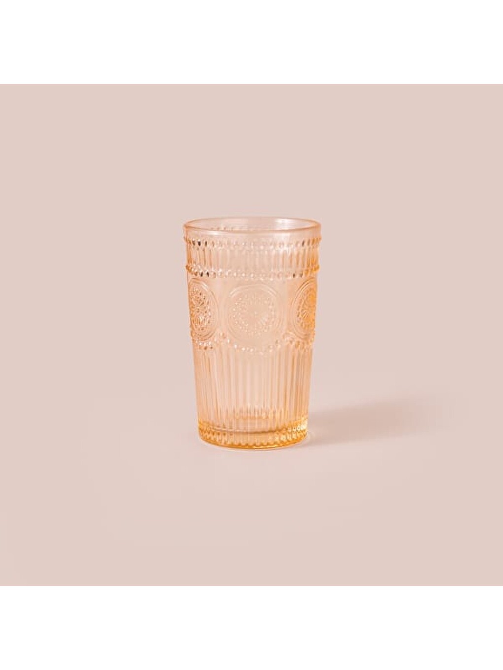Tekli Meşrubat Ve Su Bardağı - Turuncu - 360 Ml-4