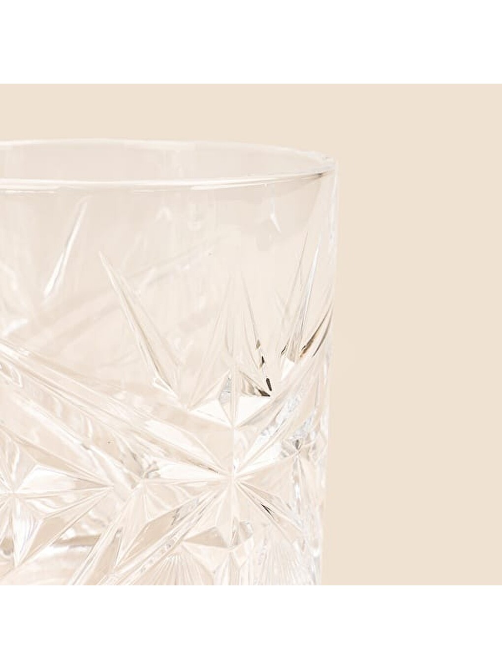 Renksiz Cielo 4'lü Meşrubat Ve Su Bardağı - Şeffaf - 350 Ml-3