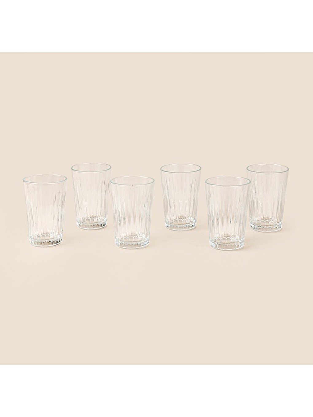 Renksiz Luzia 6'lı Meşrubat Ve Su Bardağı - Şeffaf - 350 Ml-4