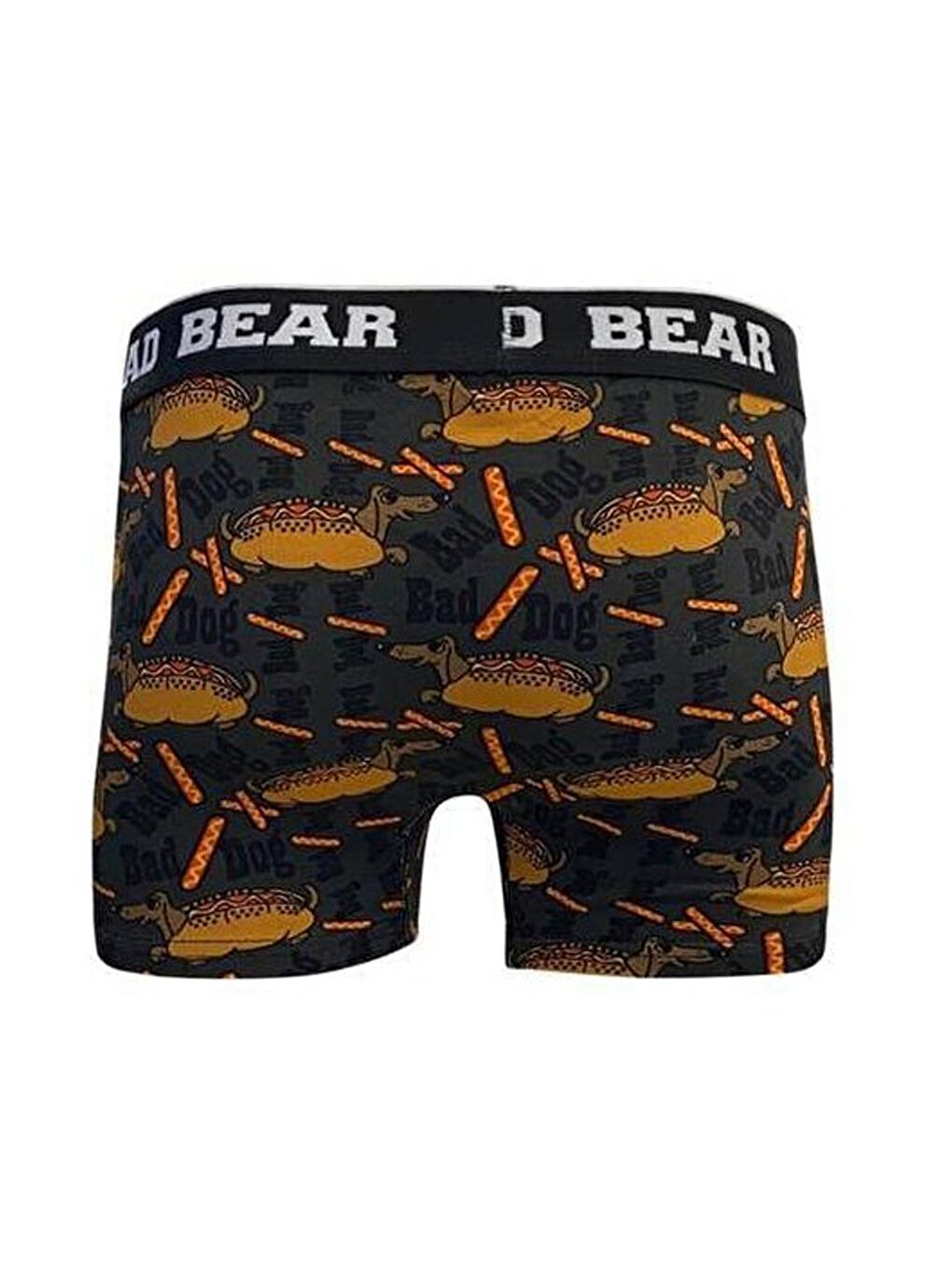 Siyah Bad Dog Erkek Desenli Boxer-1