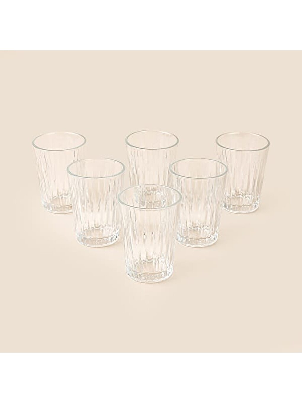 Renksiz Luzia 6'lı Meşrubat Ve Su Bardağı - Şeffaf - 250 Ml