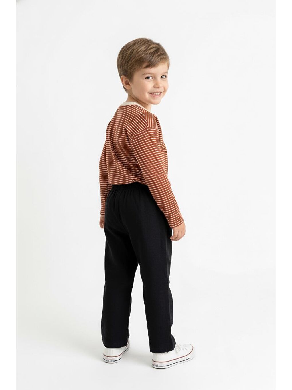 Kahverengi Mevsimlik Uzun Kol 2li Takım-1