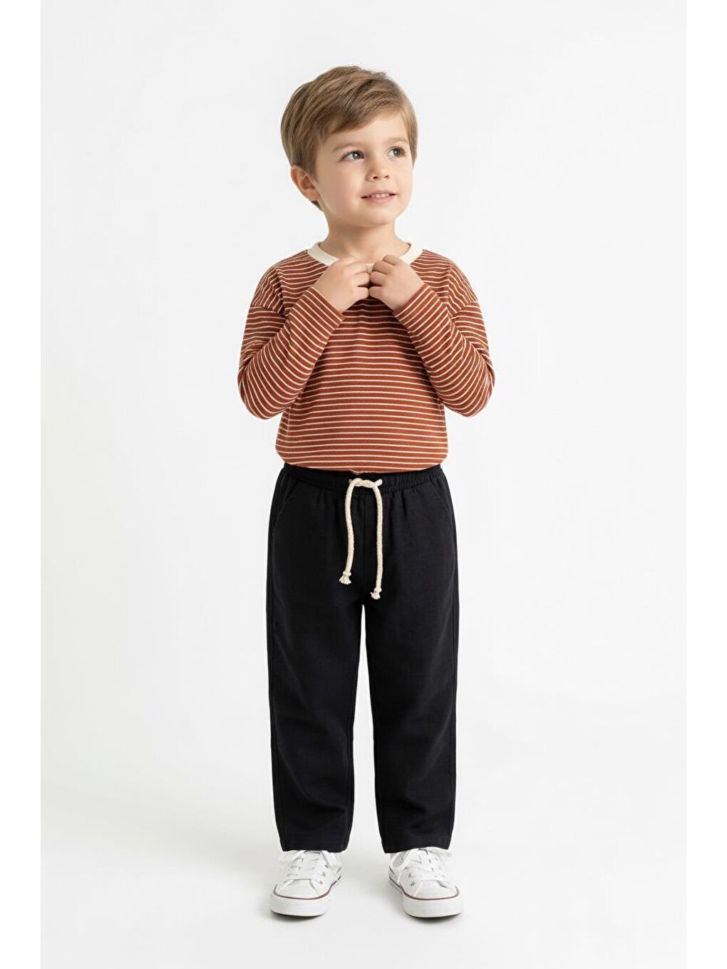 Kahverengi Mevsimlik Uzun Kol 2li Takım-3