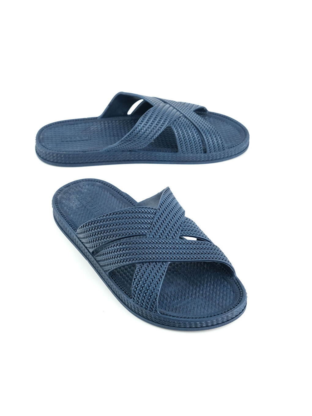 Lacivert Erkek Yazlık Ev Banyo Islak Zemine Uygun Terlik