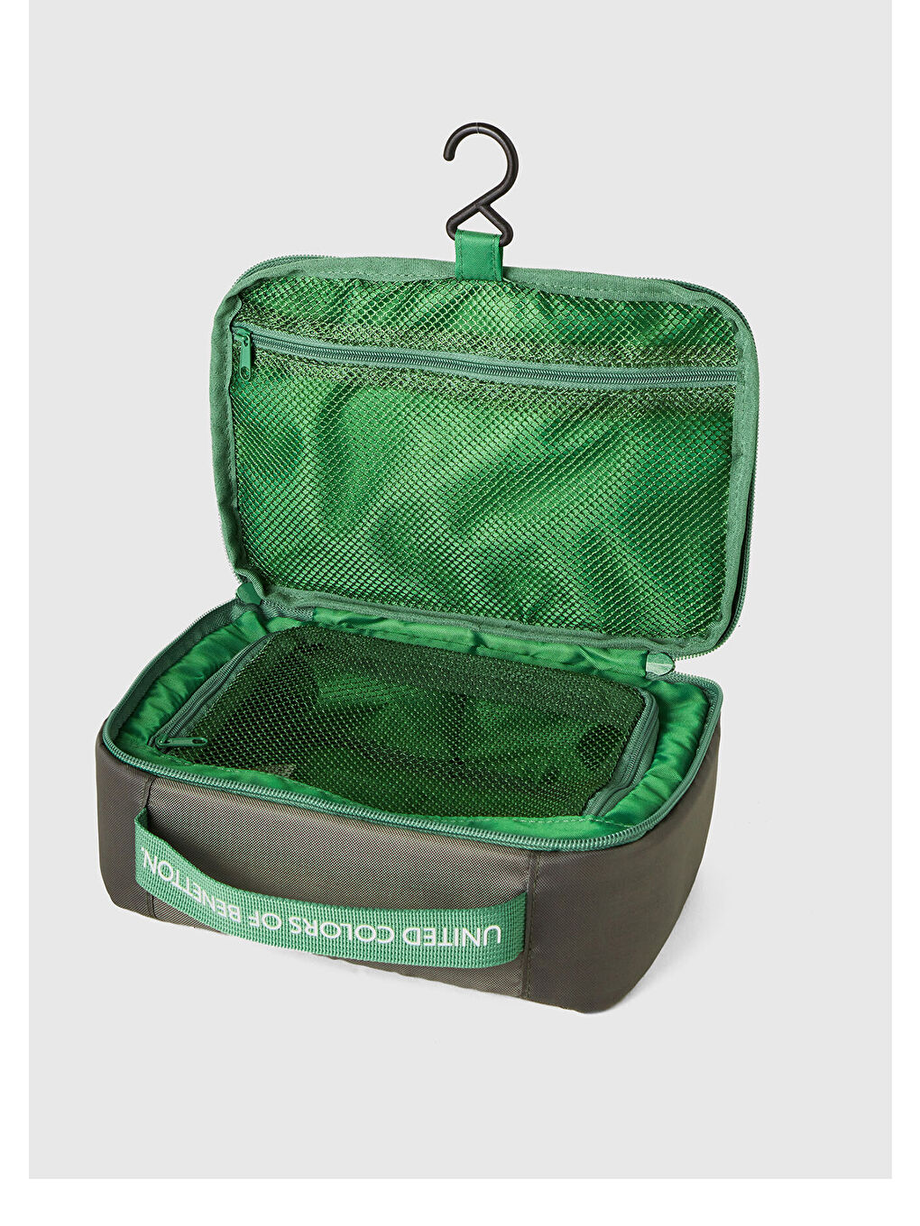 United Colors Of Benetton Unisex Haki Organizer Çanta - 2