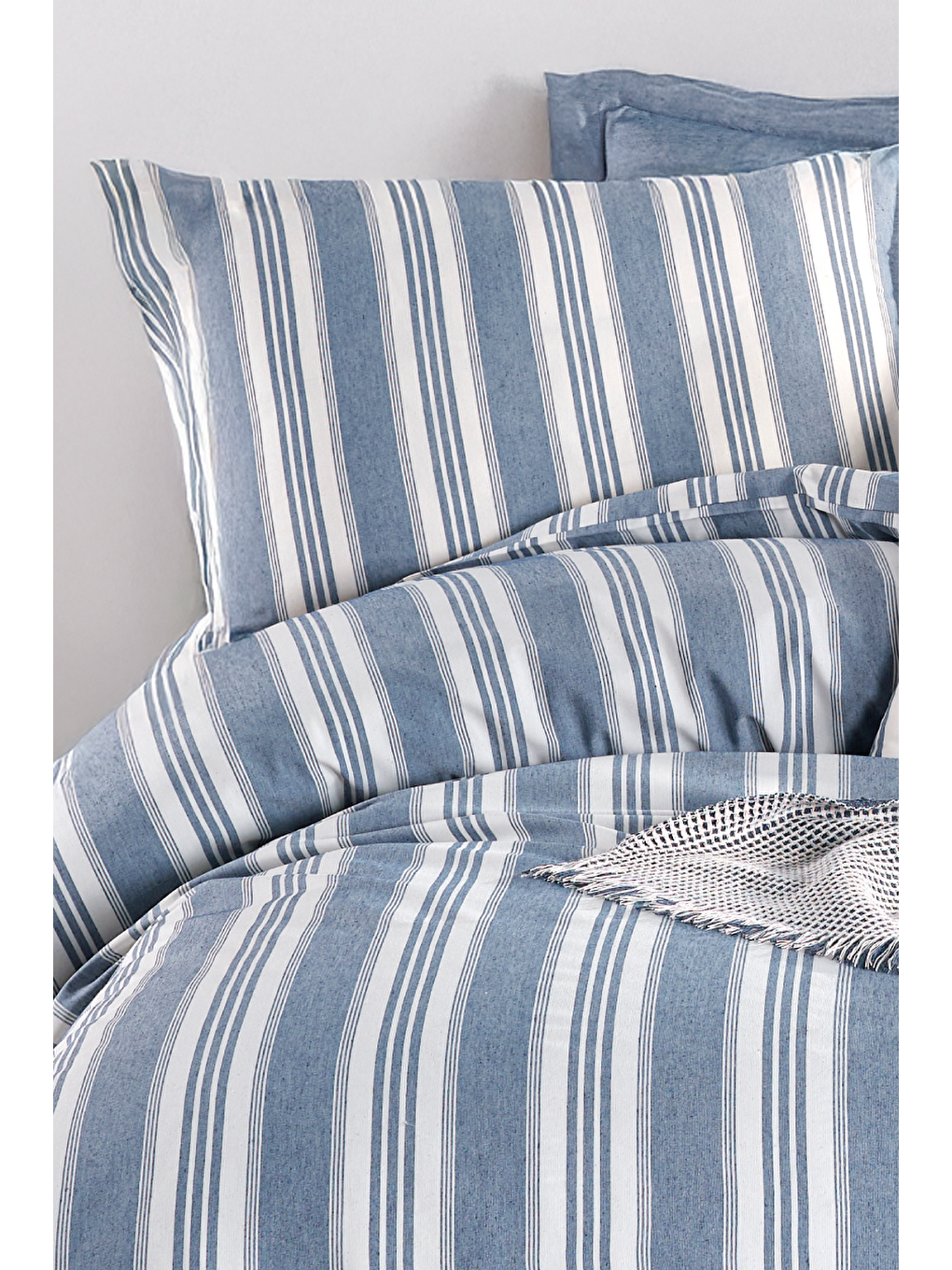 Sport Çizgili Nevresim Takımı Tek Kişilik Juck Lacivert-2