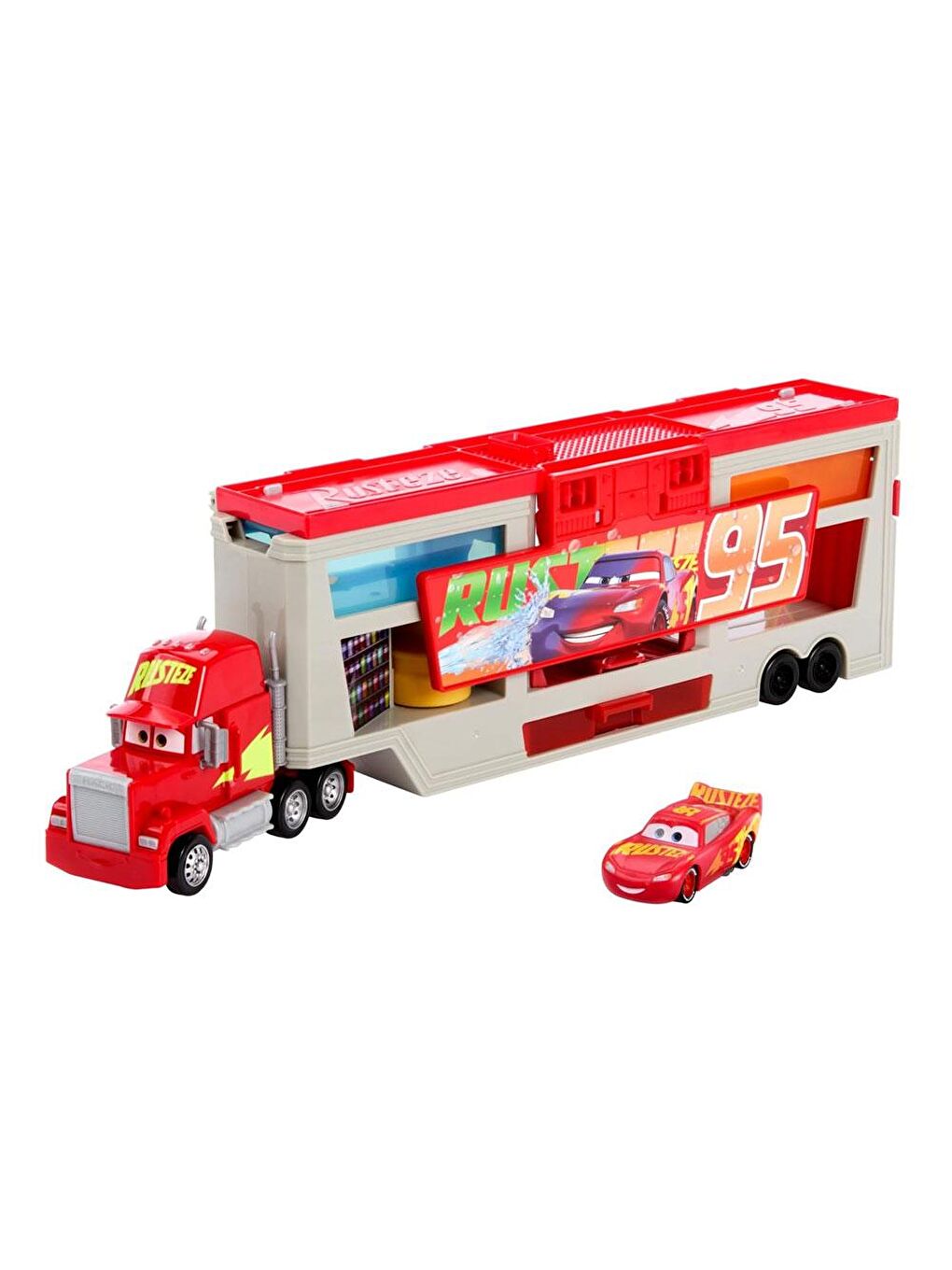 Disney Cars Renksiz Cars Mack Tır Renk Değişimi Eğlencesi Oyun Seti