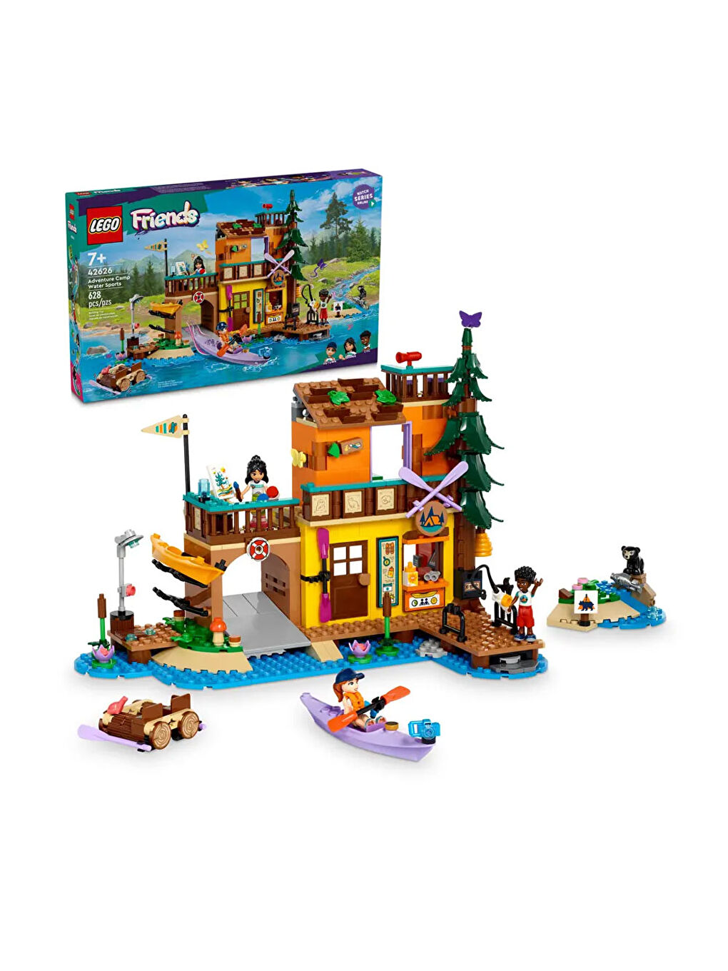 Lego Renksiz Friends Macera Kampı Su Sporları Yapım Oyuncağı 42626