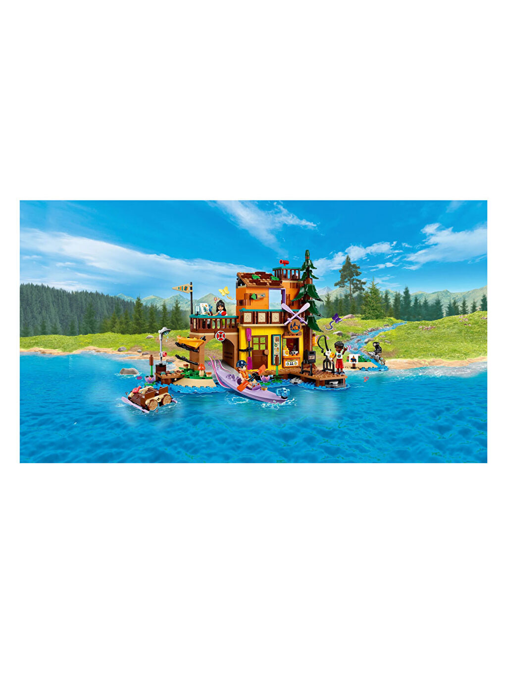 Lego Renksiz Friends Macera Kampı Su Sporları Yapım Oyuncağı 42626 - 5