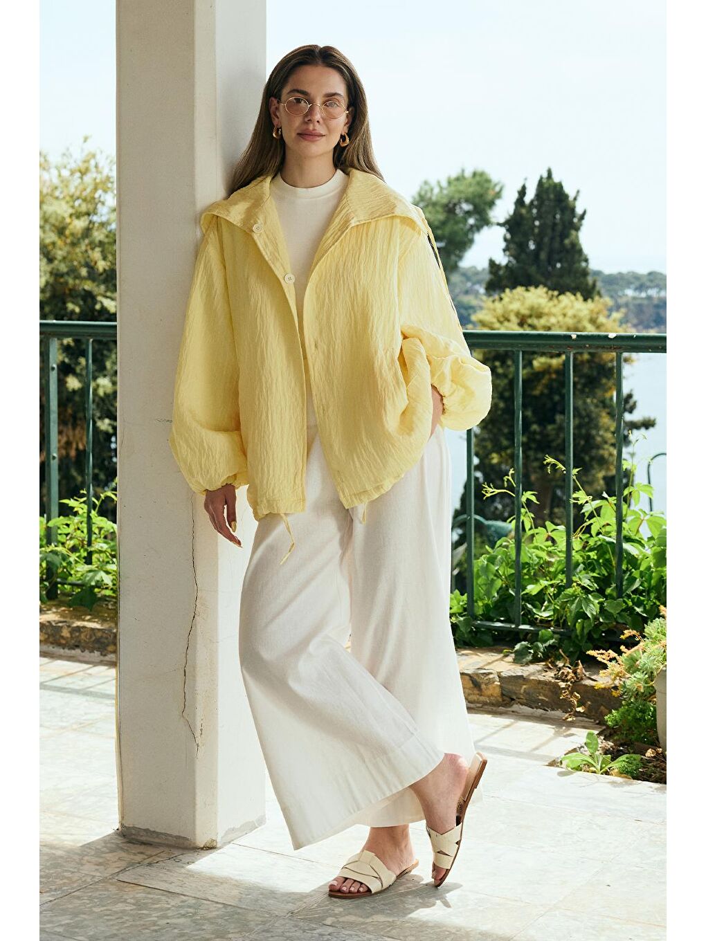 Remi Bomber Ceket Sarı