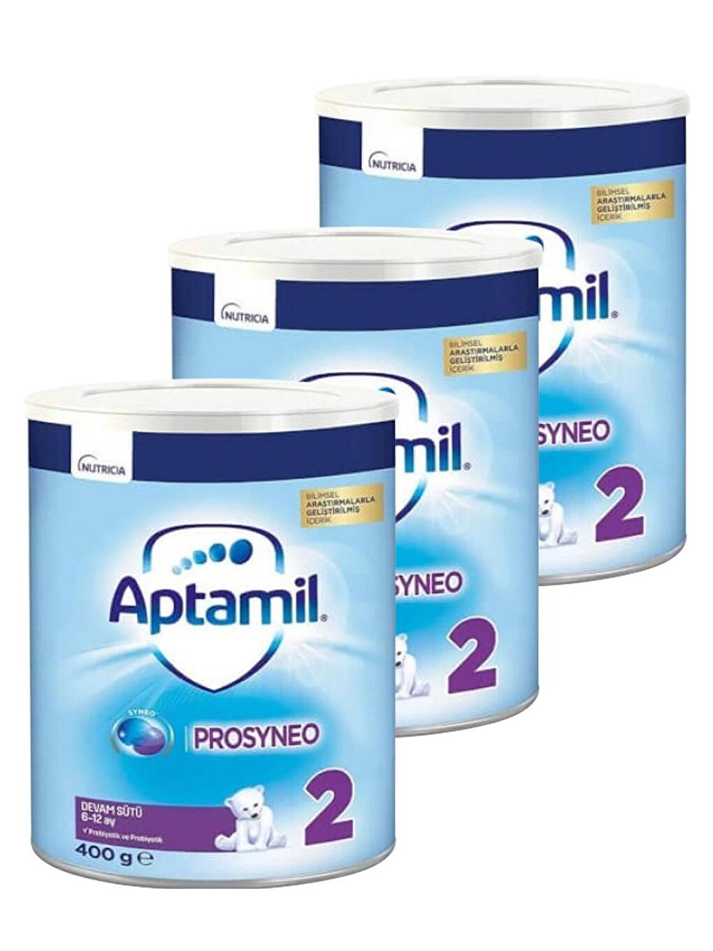 Aptamil Renksiz 2 Devam Sütü Prosyneo 6-12 Ay 400 gr x 3 Adet