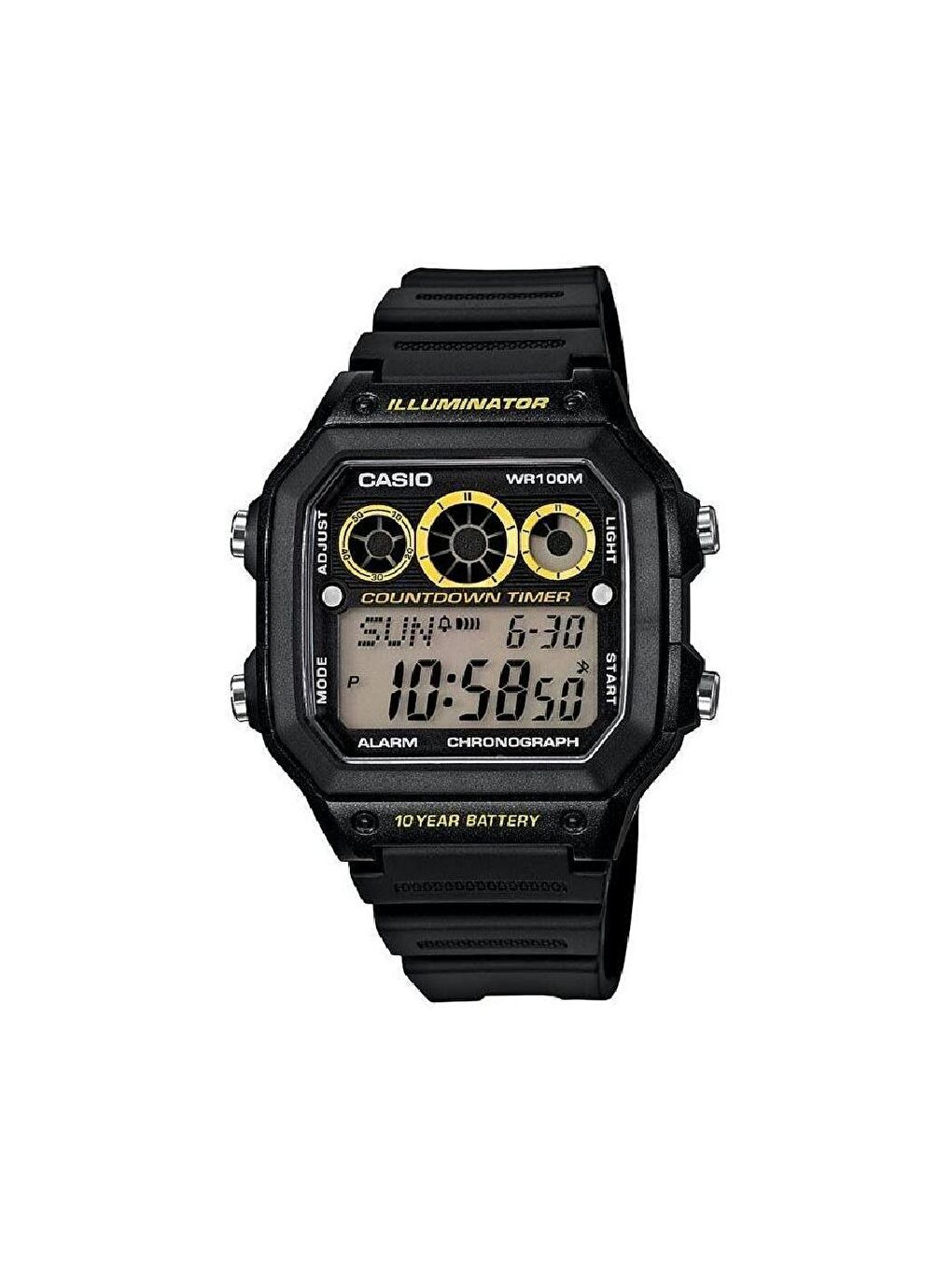 CASIO Siyah Erkek Kol Saati AE-1300WH-1AVDF