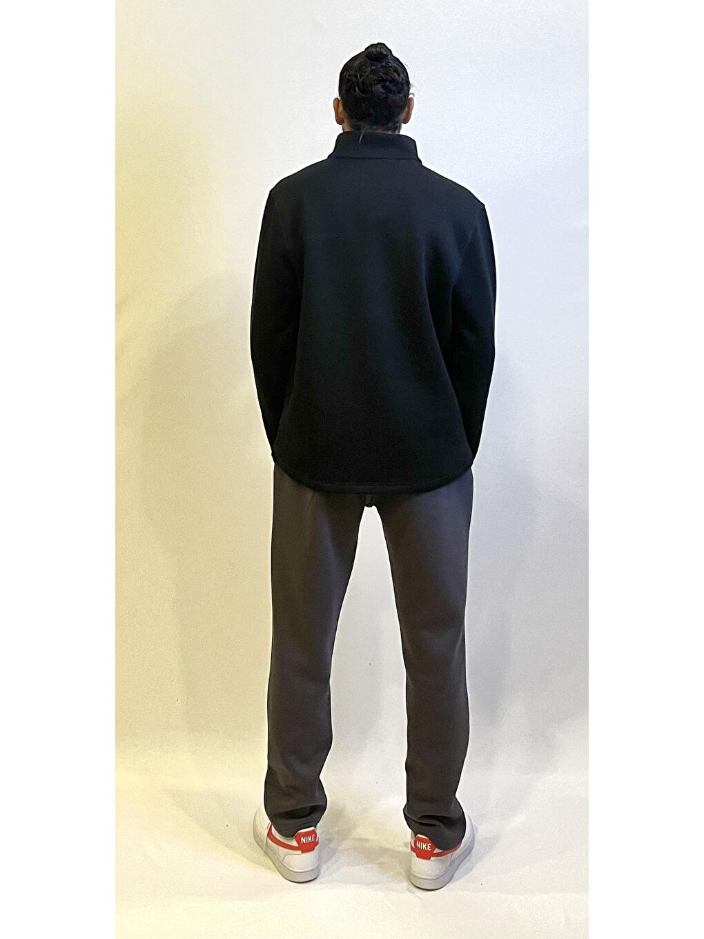 Gri İçi Polarlı 3 İplik Kalın Erkek Eşofman Altı SPR24EA75-1