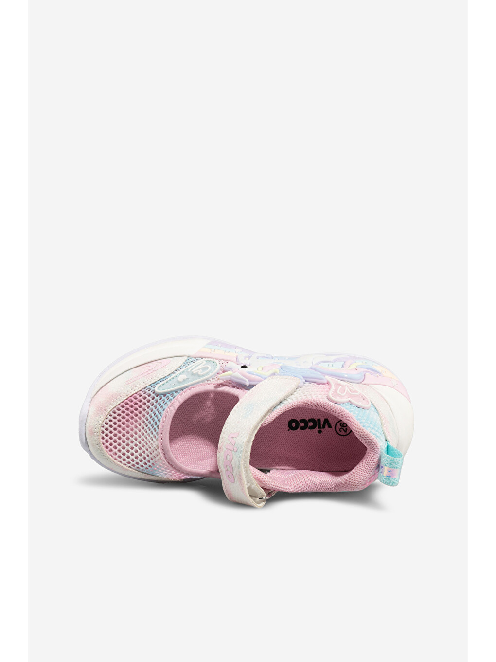 Maylo Işıklı Kız Bebek Pembe Sandalet-2