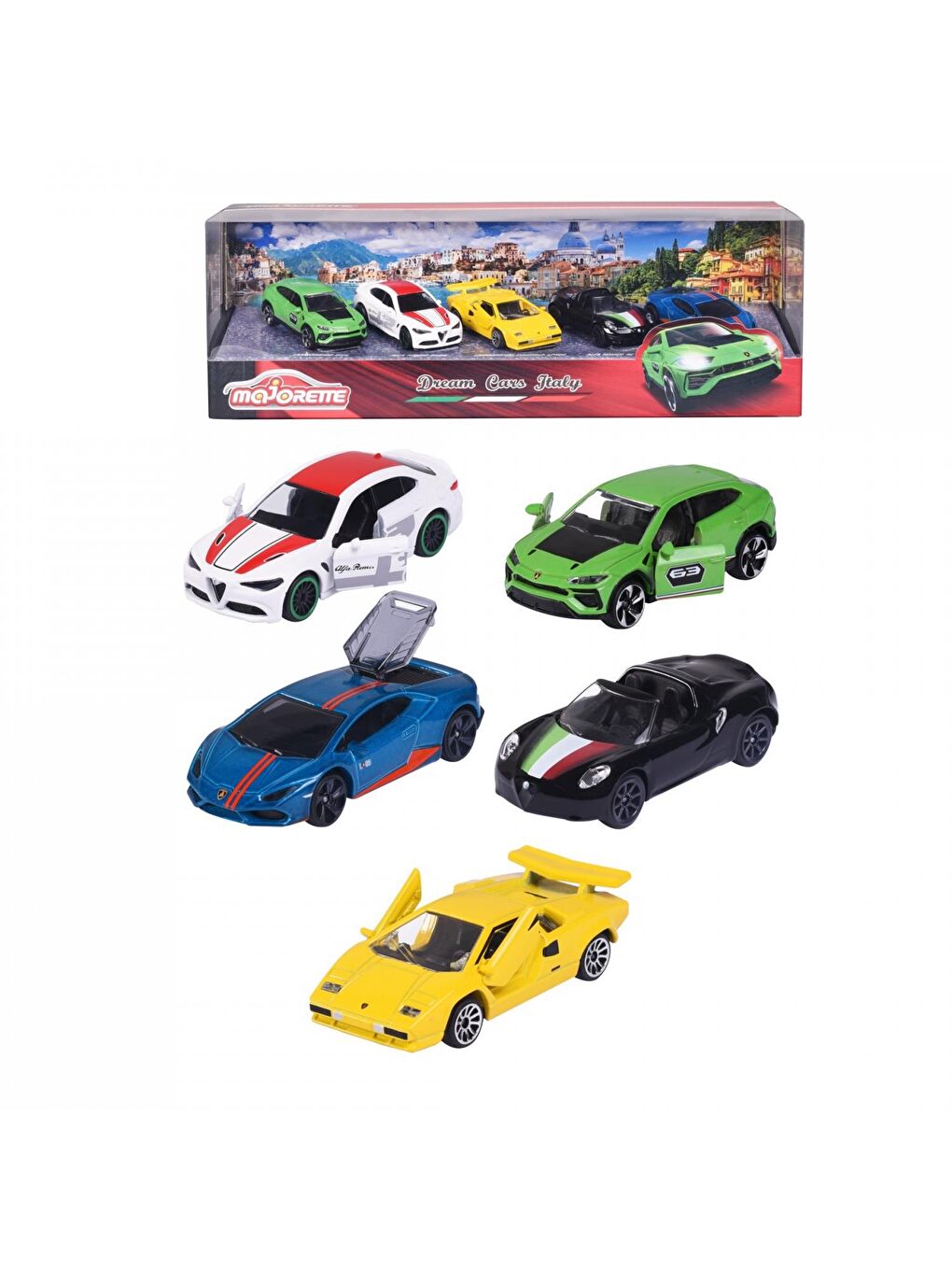 Majorette Dream Cars İtaly 5'li Koleksiyon Paketi - 2