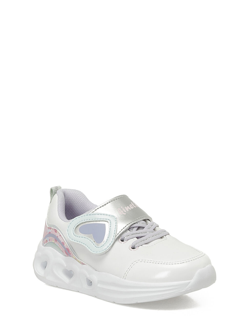 RUBY PU B 5PR Beyaz Kız Çocuk Spor Ayakkabı-1