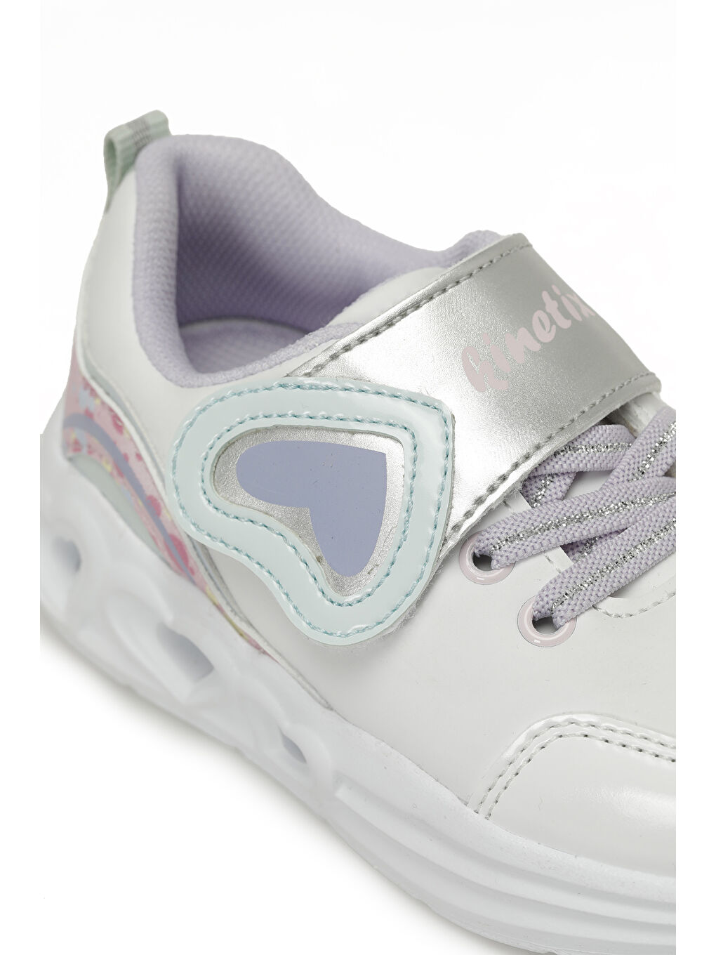 RUBY PU B 5PR Beyaz Kız Çocuk Spor Ayakkabı-6