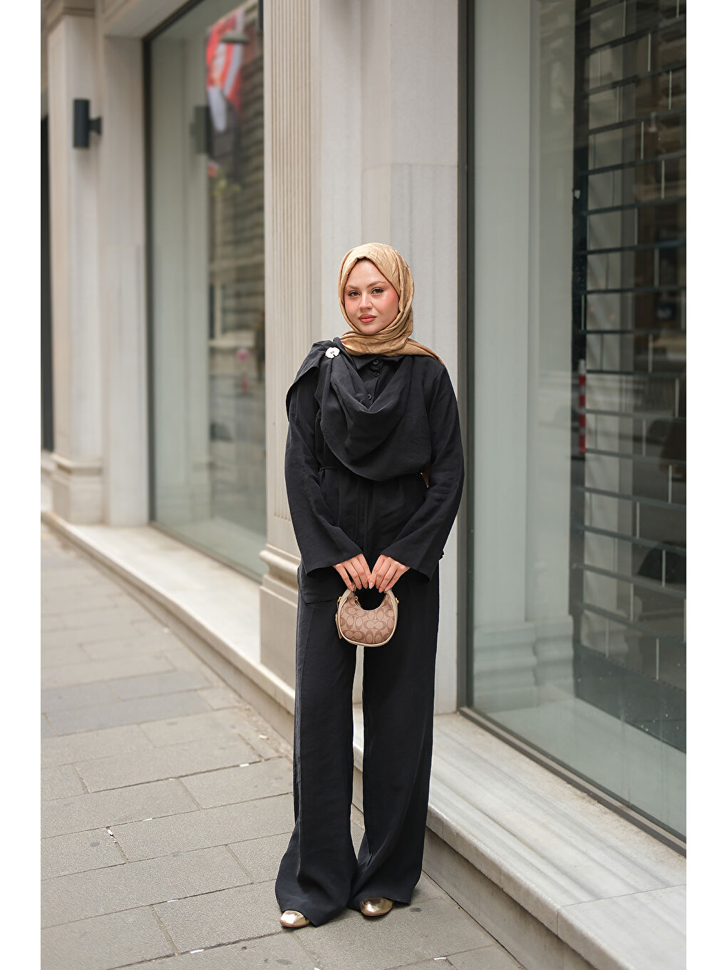 Kadın Begonya Takım Siyah-2