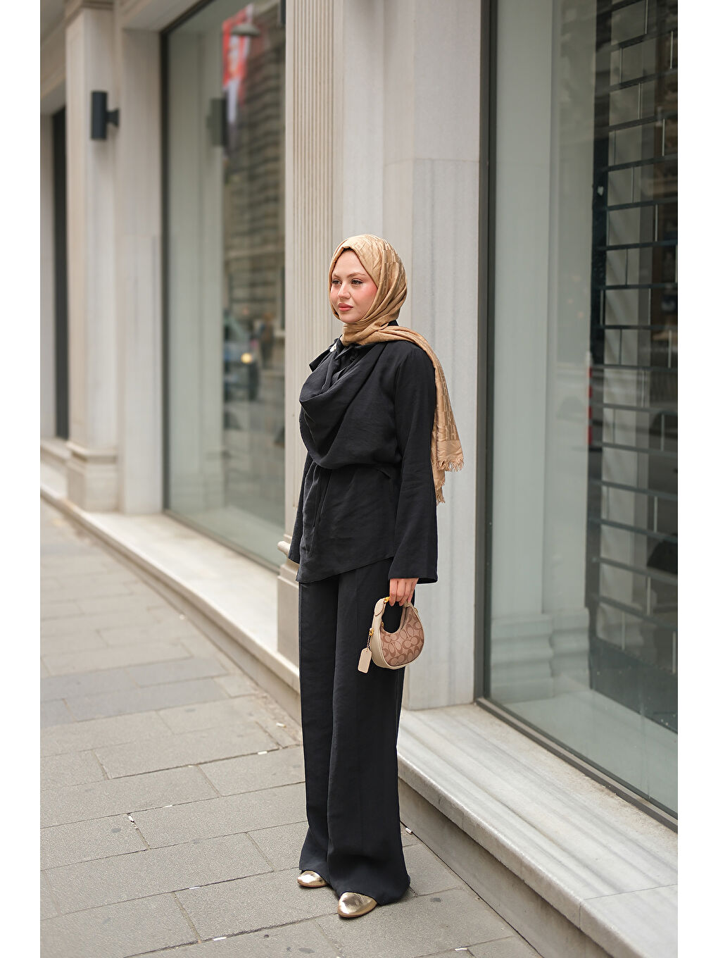 Kadın Begonya Takım Siyah-3