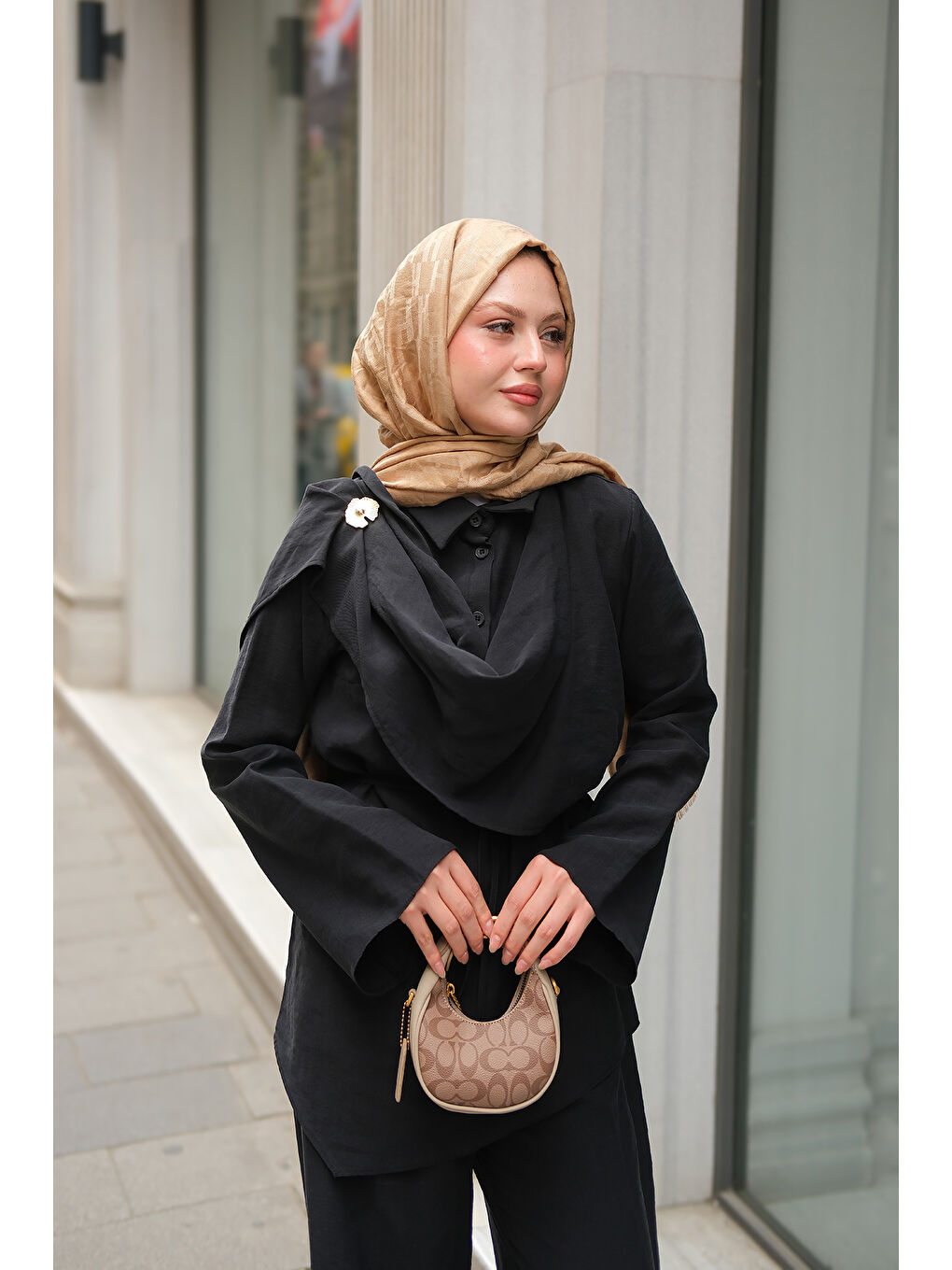 Kadın Begonya Takım Siyah-4