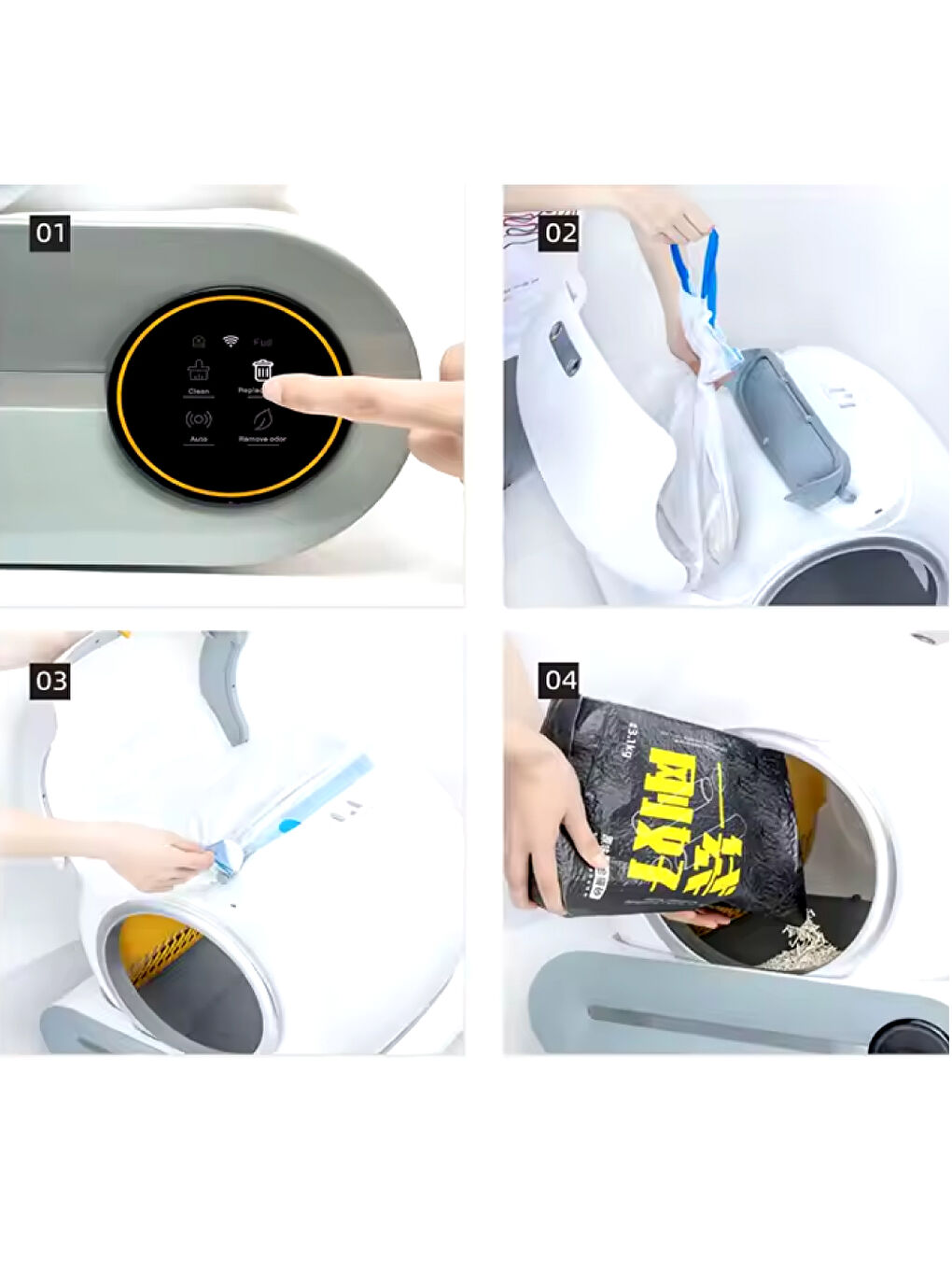 Akıllı Kedi Tuvaleti – Otomatik Kedi Tuvaleti-1