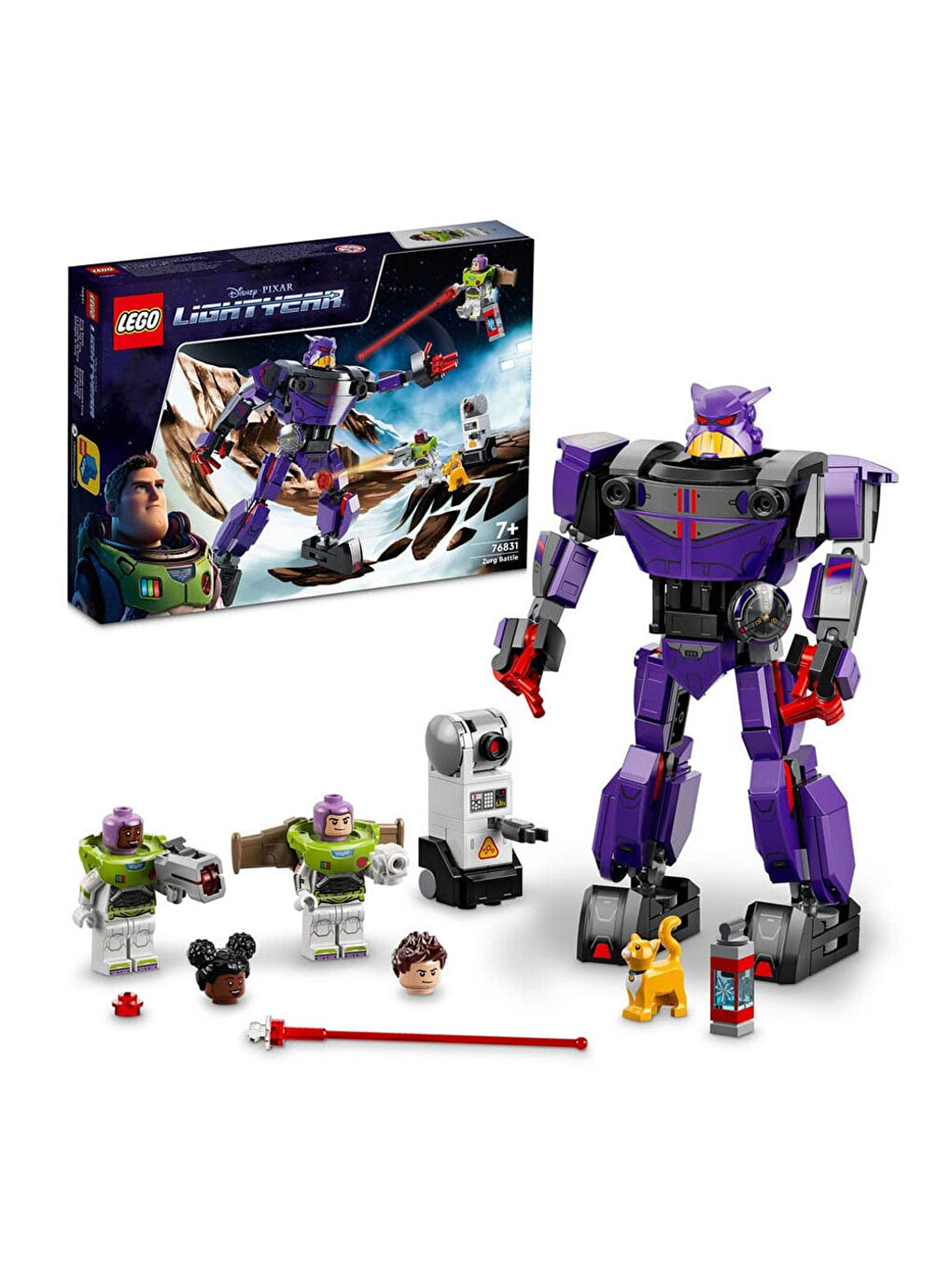 Lego Renksiz Disney ve Pixar Lightyear Zurg Savaşı Yapım Seti 76831