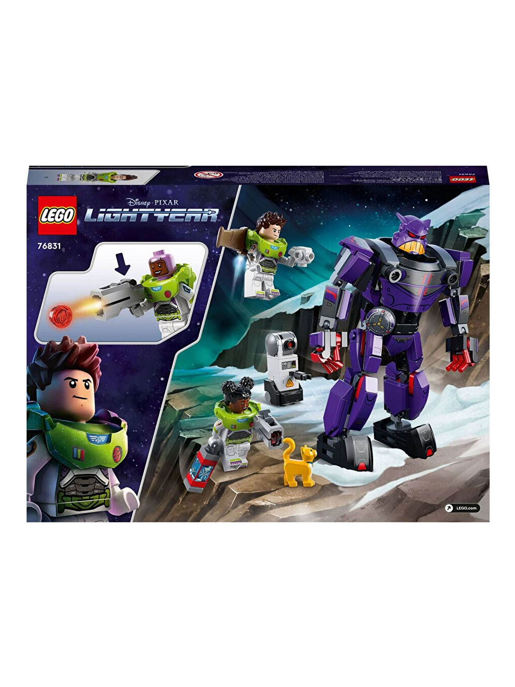 Lego Renksiz Disney ve Pixar Lightyear Zurg Savaşı Yapım Seti 76831 - 3