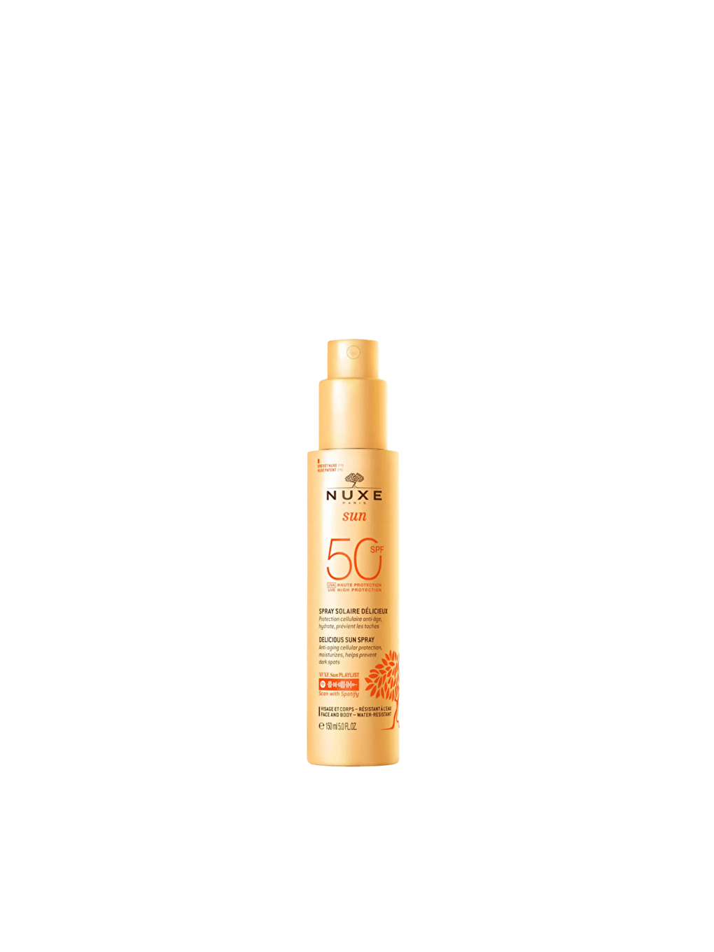 Nuxe Renksiz Güneş Koruyucu Yüz ve Vücut Sütü Spf50 50 ml