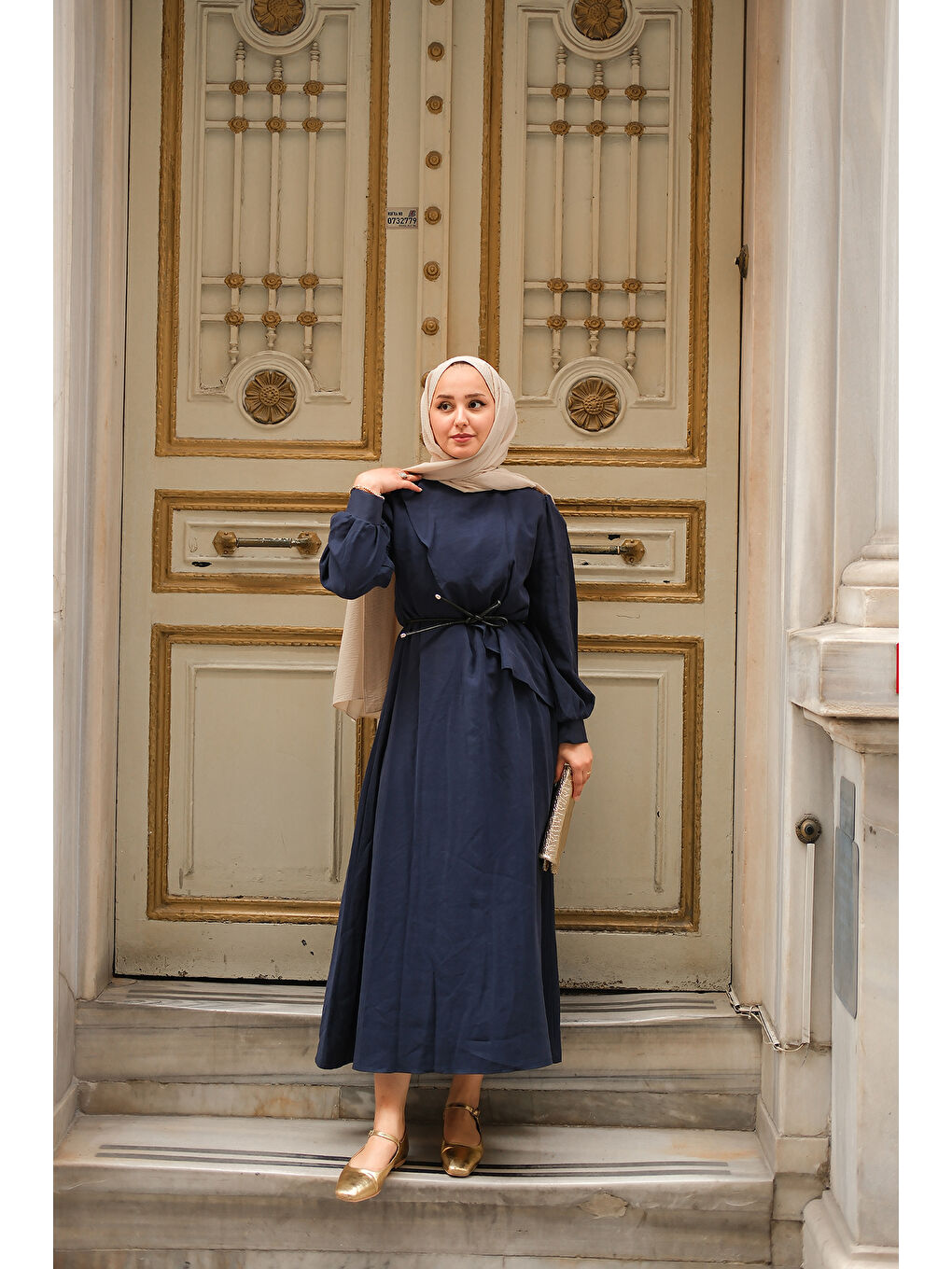 Kadın Cosı Elbise Lacivert-4