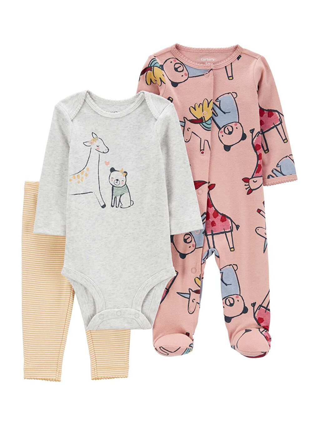 Carter's Karışık Kız Bebek Tulumlu Set