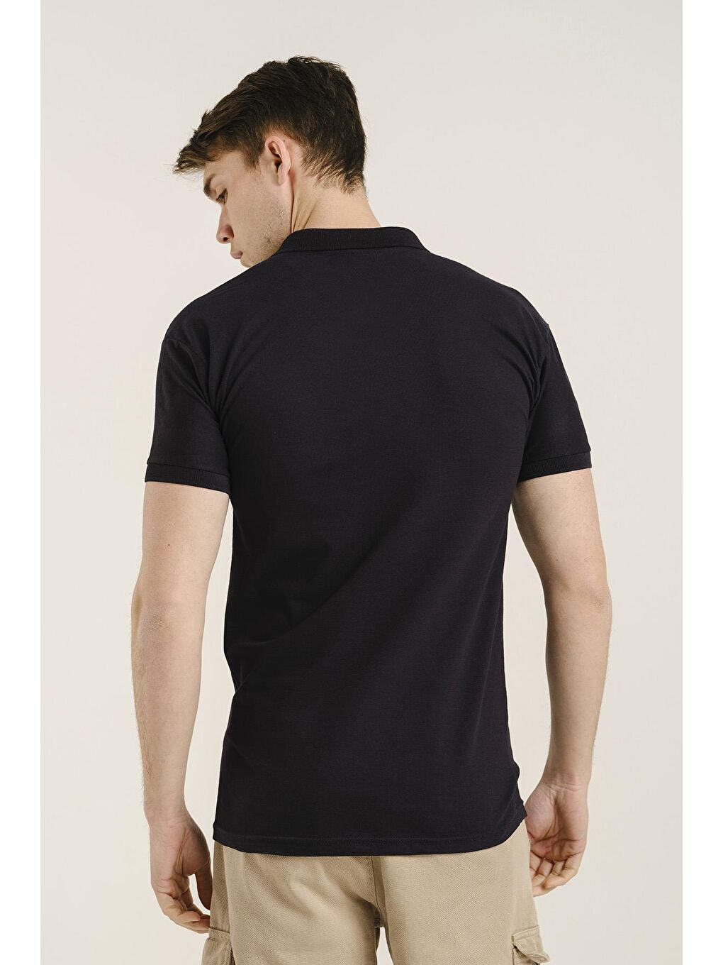 Lacivert Alcott Polo Yaka Slim Fit Erkek Tshirt-2
