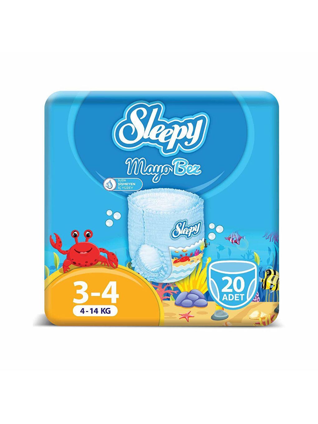 Sleepy Beyaz Mayo KÜLOT Bez 4 Numara Maxi 20 Adet