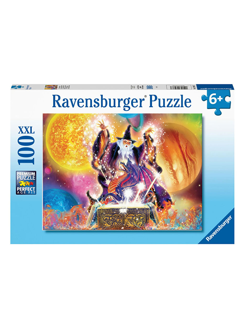 Ravensburger Renksiz 100 Parça Puzzle Ejderha Sihri 132867 - 1