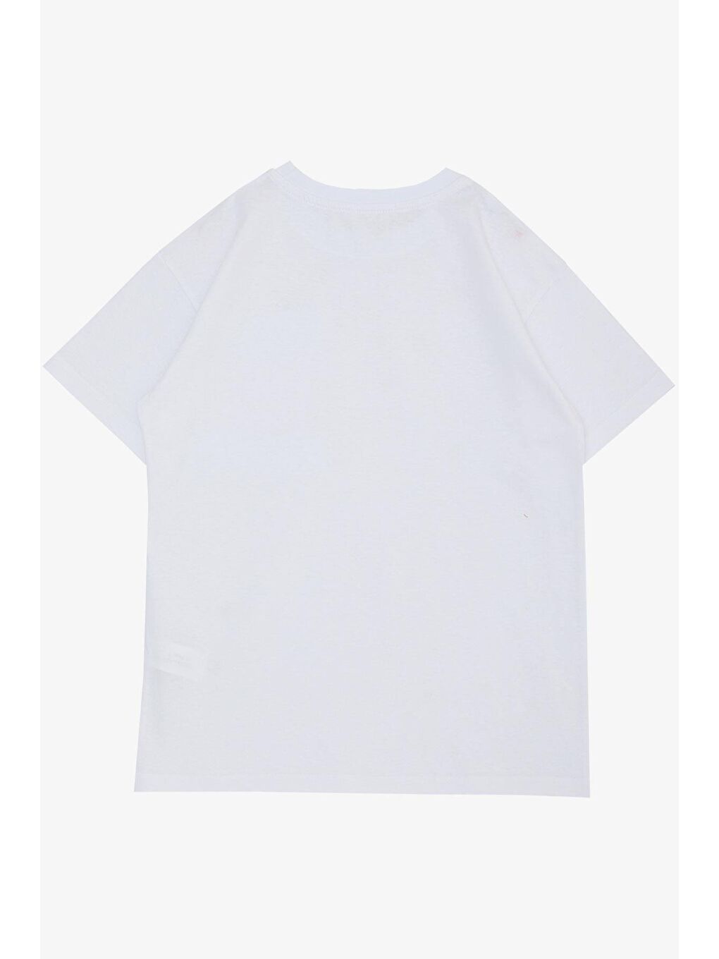 Erkek Çocuk Tişört Cepli Yazı Baskılı Beyaz (9-14 Yaş)-1