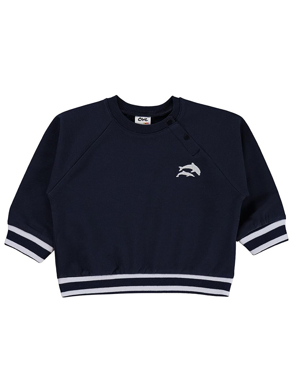 Baby Yunus Nakışlı 6-18 Ay Sweatshirt - Lacivert