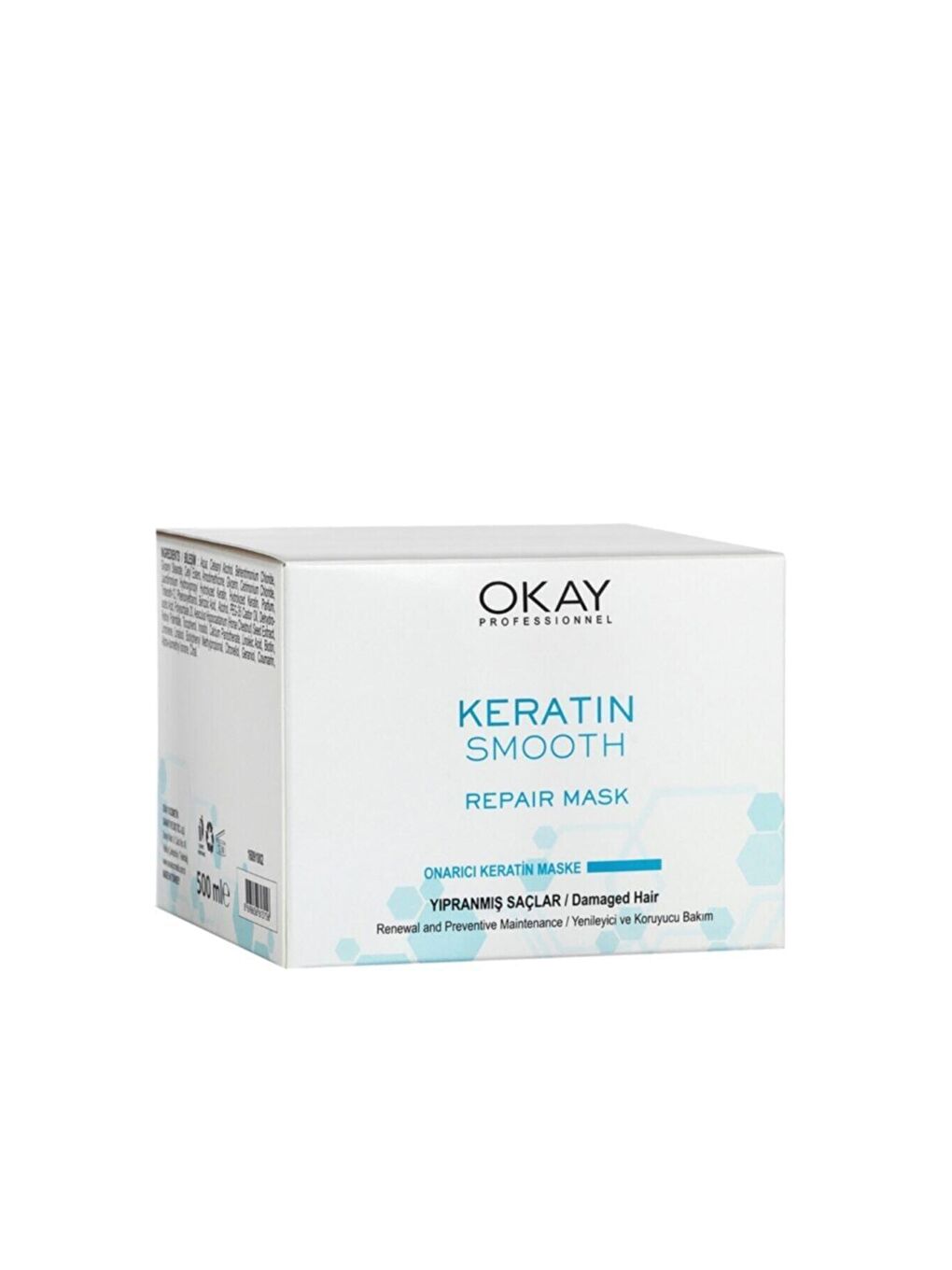 Keratin Smooth Onarıcı Maske 500 ml x 2 Adet