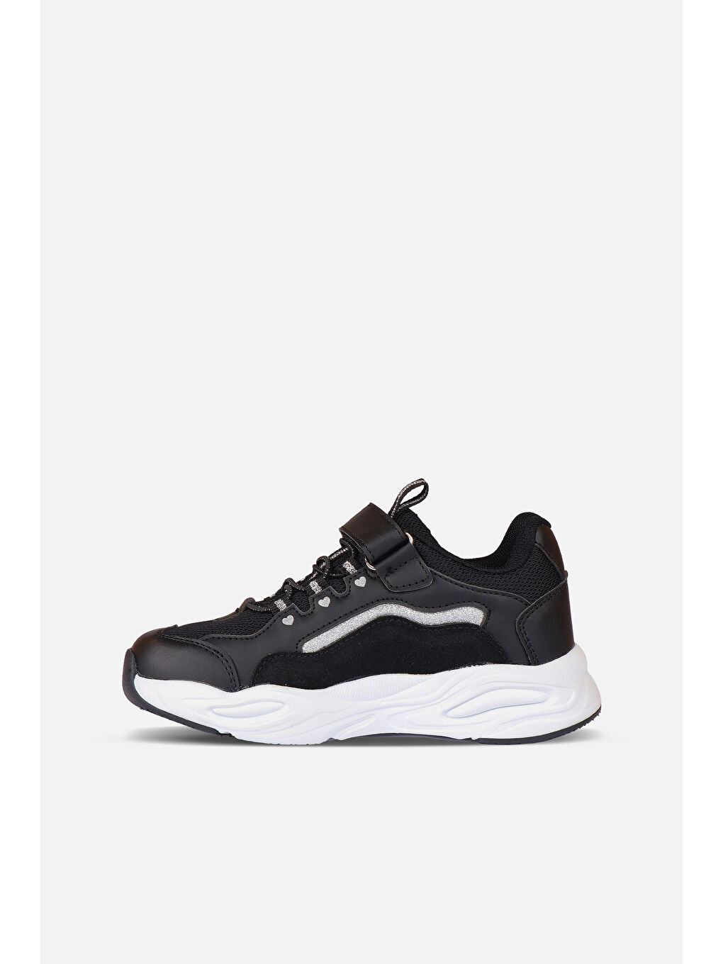 Chou Hafif Kız Çocuk Siyah Spor Ayakkabı-1