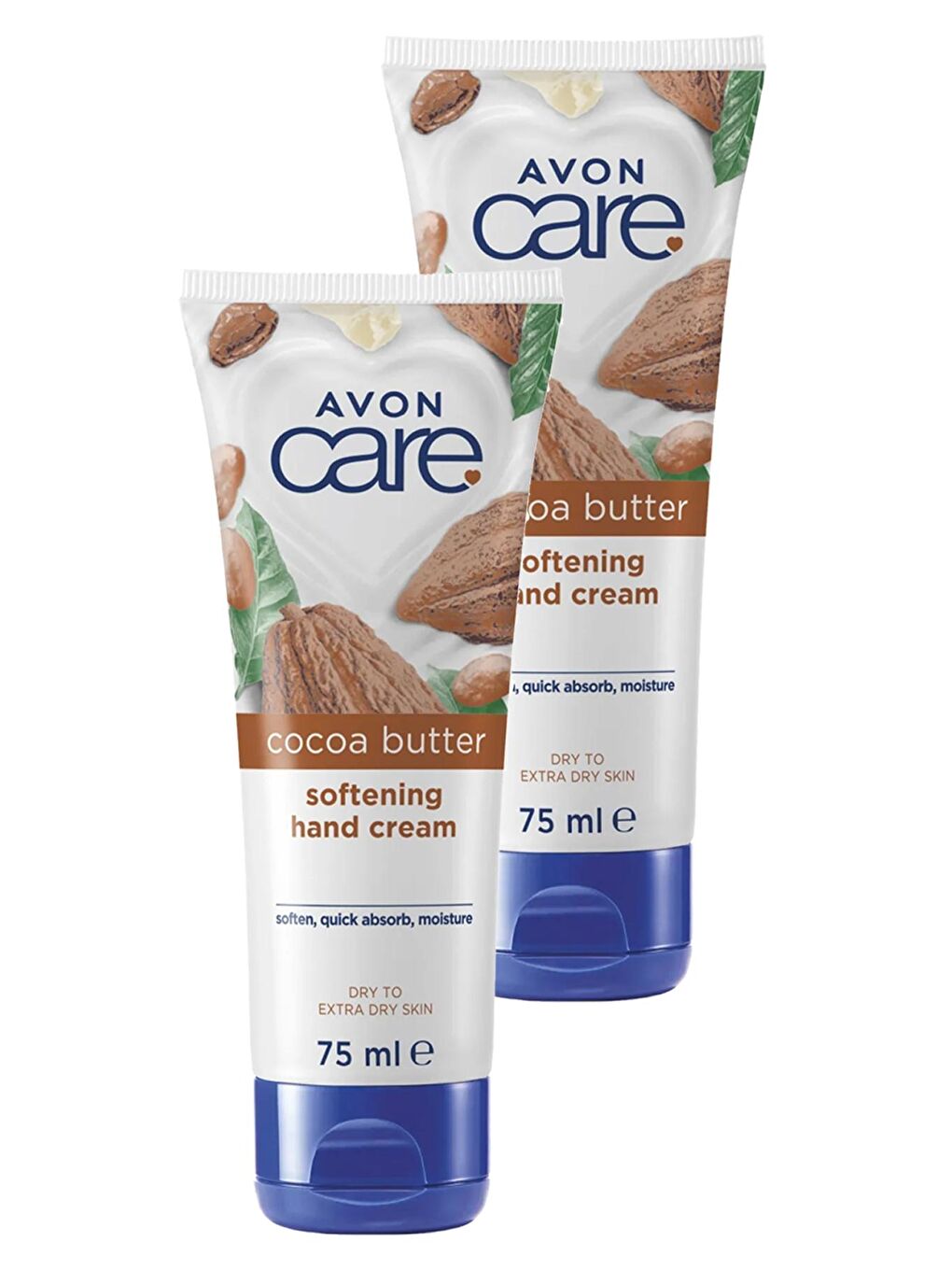 AVON Renksiz Care Kakao Yağı İçeren El Kremi 75 Ml. İkili Set